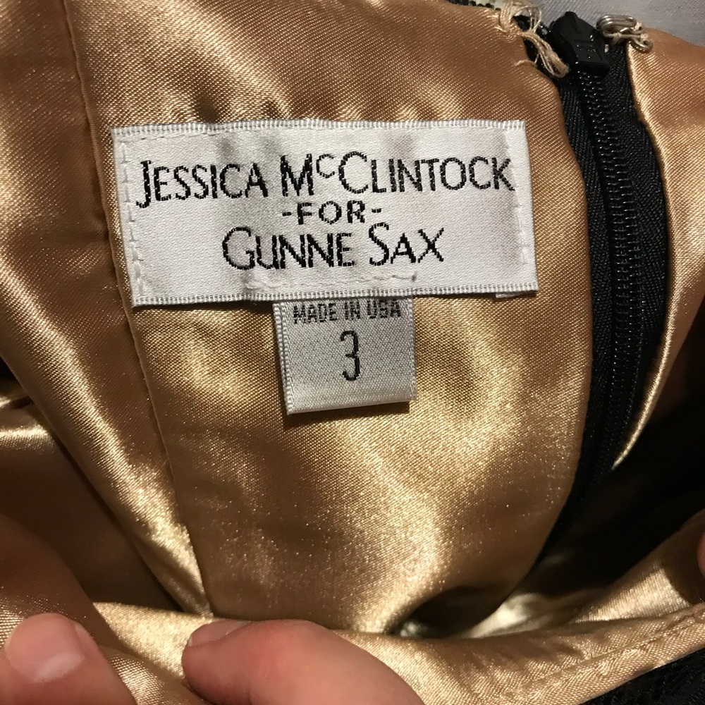 Jessica McClintock Strapless cocktail dress - Picture 3 of 3